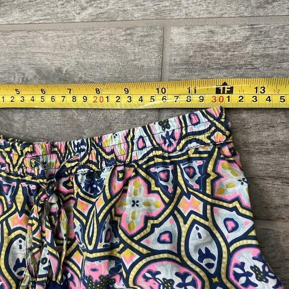 Naudic Womens Tiered Tropical Maxi Skirt Size XS Boho Cottage Embroidered Tassel - Picture 10 of 11